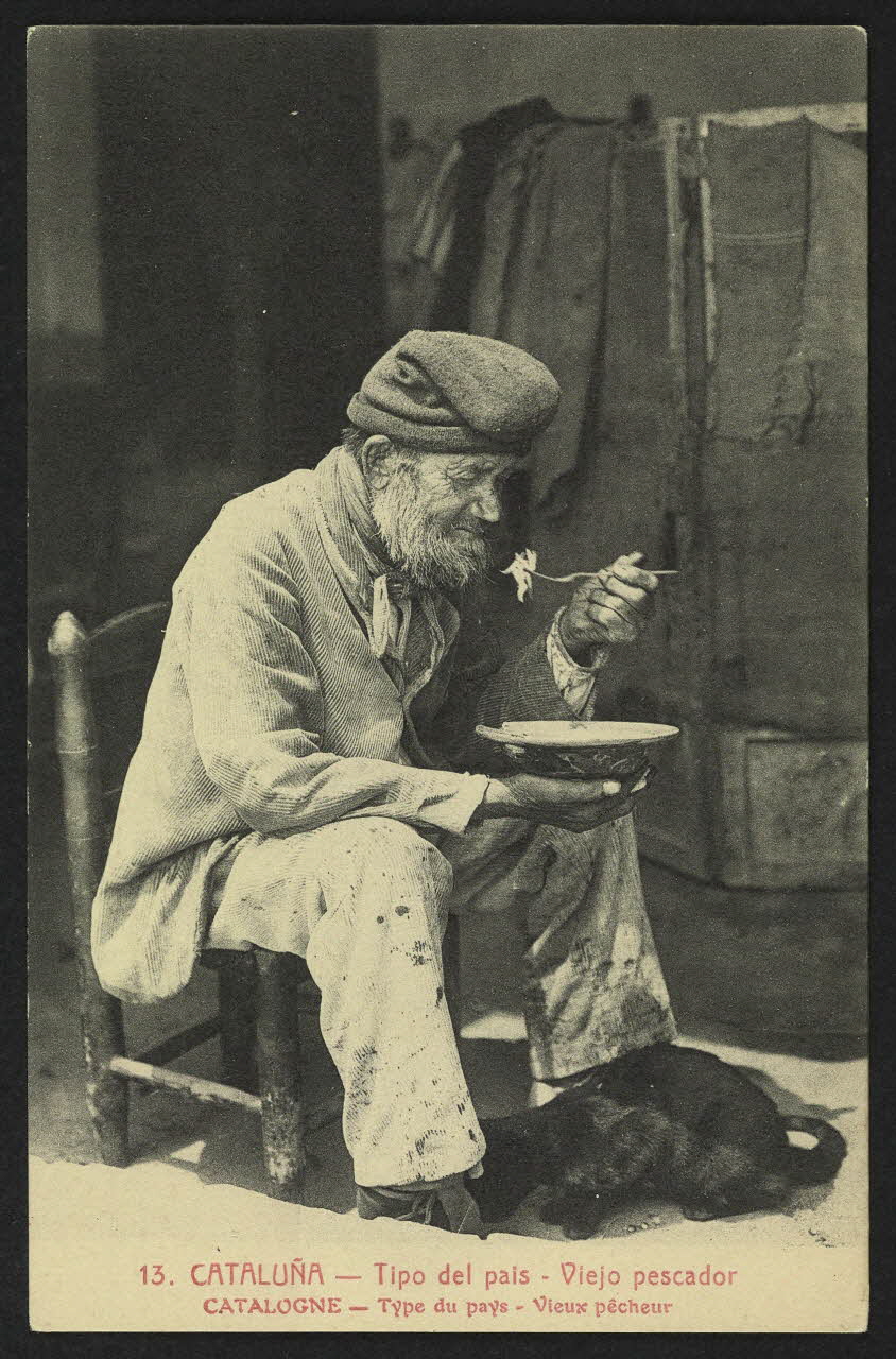 carte postale TYPE DU PAYS, VIEUX PECHEUR 4P1383 Photo
