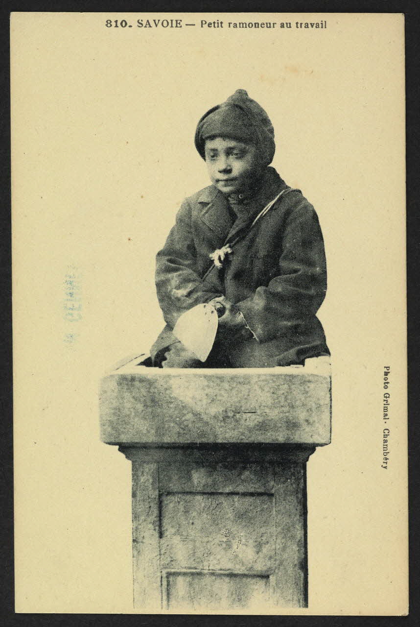 carte postale SAVOIE, PETIT RAMONEUR AU TRAVAIL 4P1417 Photo