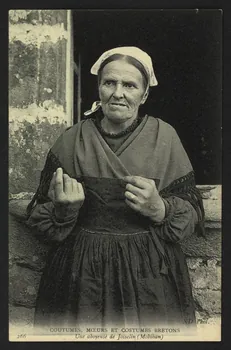 carte postale UNE ABOYEUSE DE JOSSELIN 4P1423  Photo