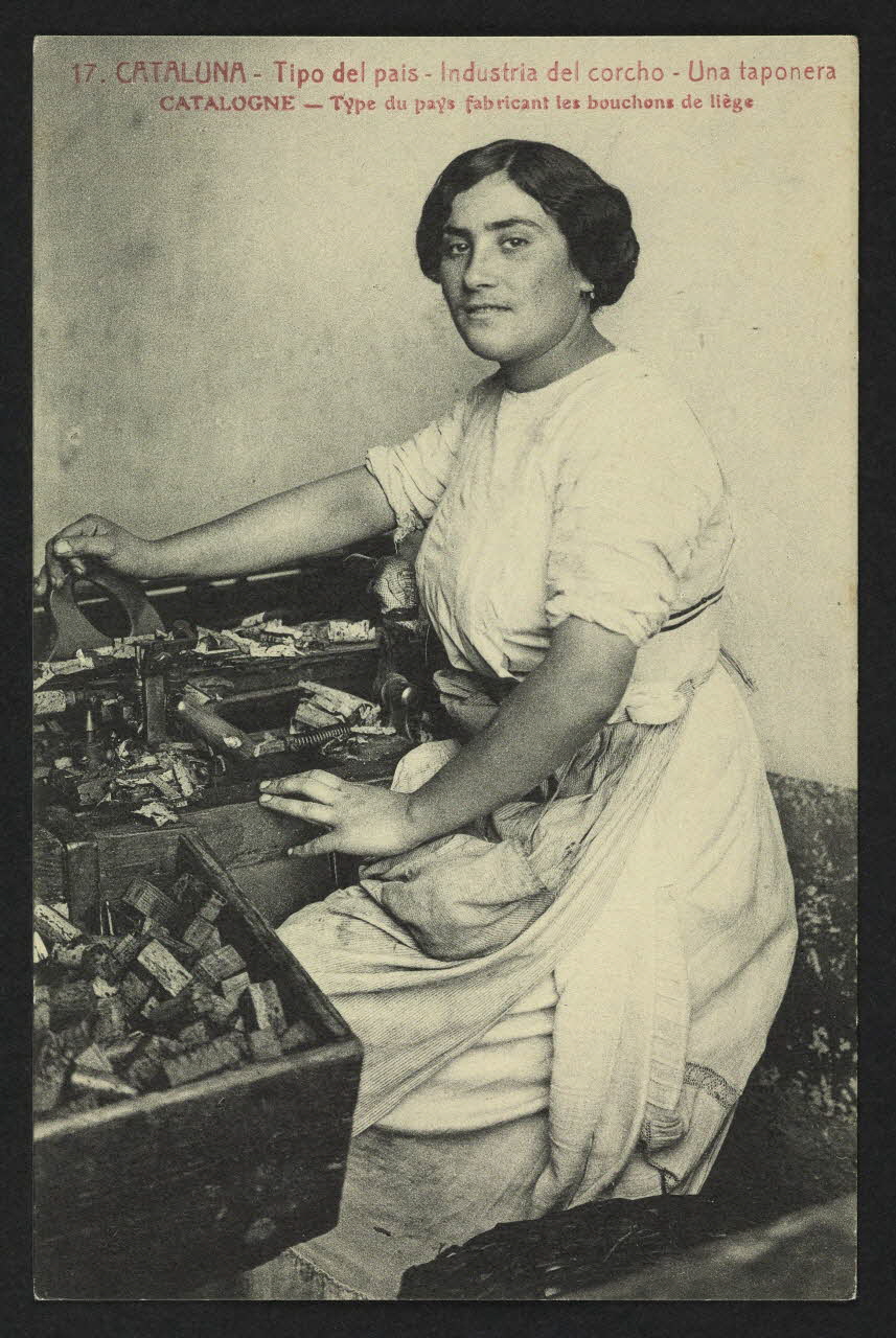 carte postale TYPE DU PAYS FABRICANT DES BOUCHONS DE LIEGE 4P1437 Photo