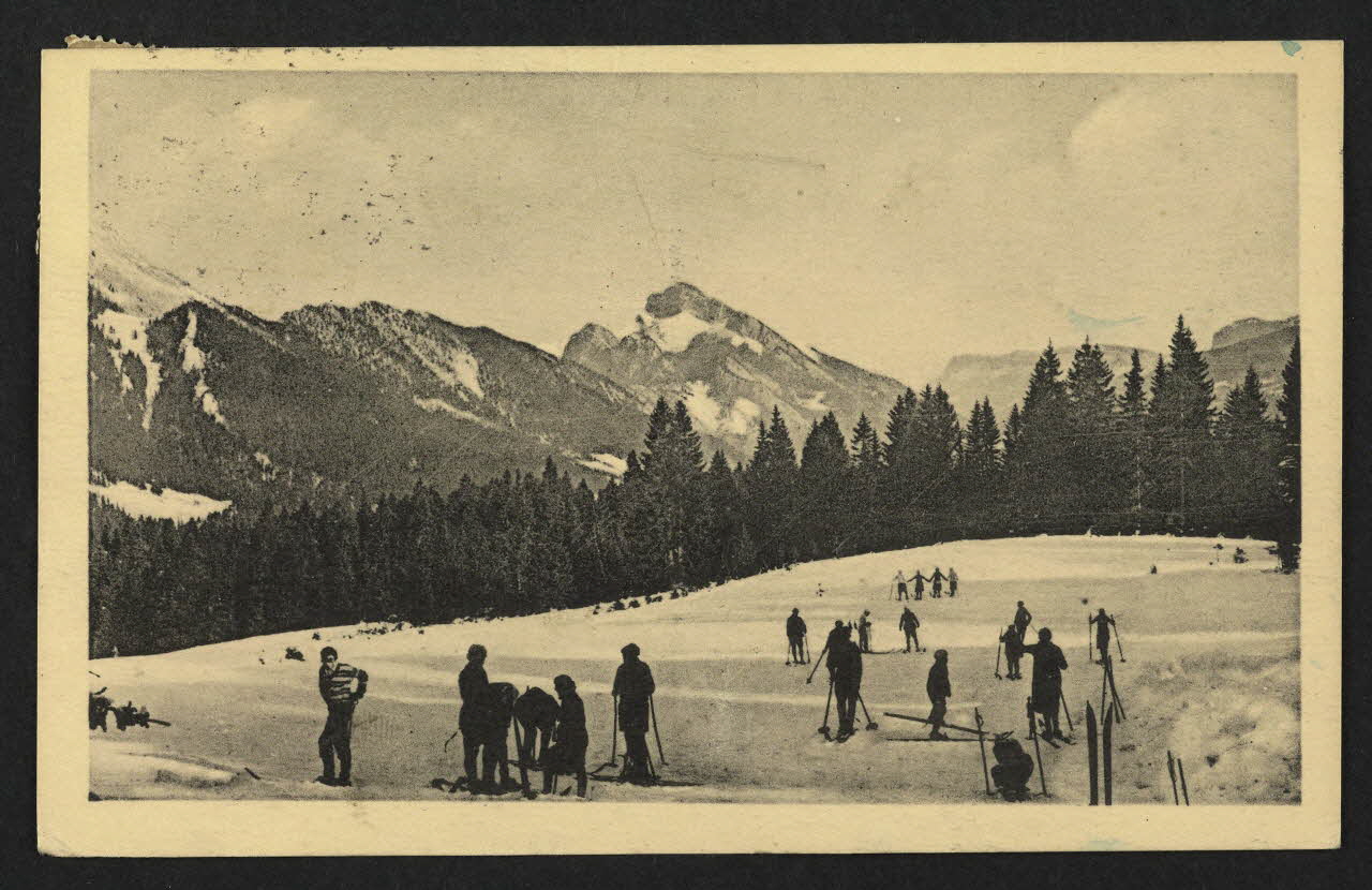 carte postale L'HIVER EN CHARTREUSE 4P1439 Photo