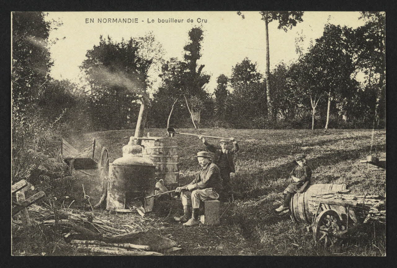 carte postale EN NORMANDIE, LE BOUILLEUR DE CRU 4P1463 Photo