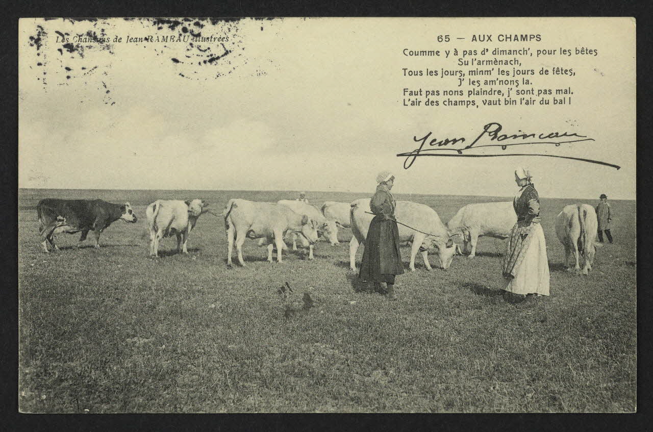 carte postale LES CHANSONS DE JEAN RAMEAU ILLUSTREES 4P1492 Photo
