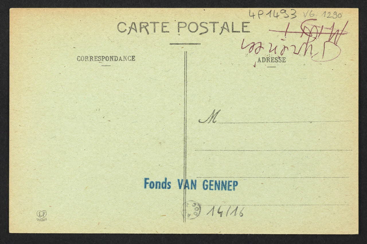 carte postale TYPES MERIDIONAUX, TROUPEAU DE CHEVRESET LE CHEVRIE 4P1493 Photo