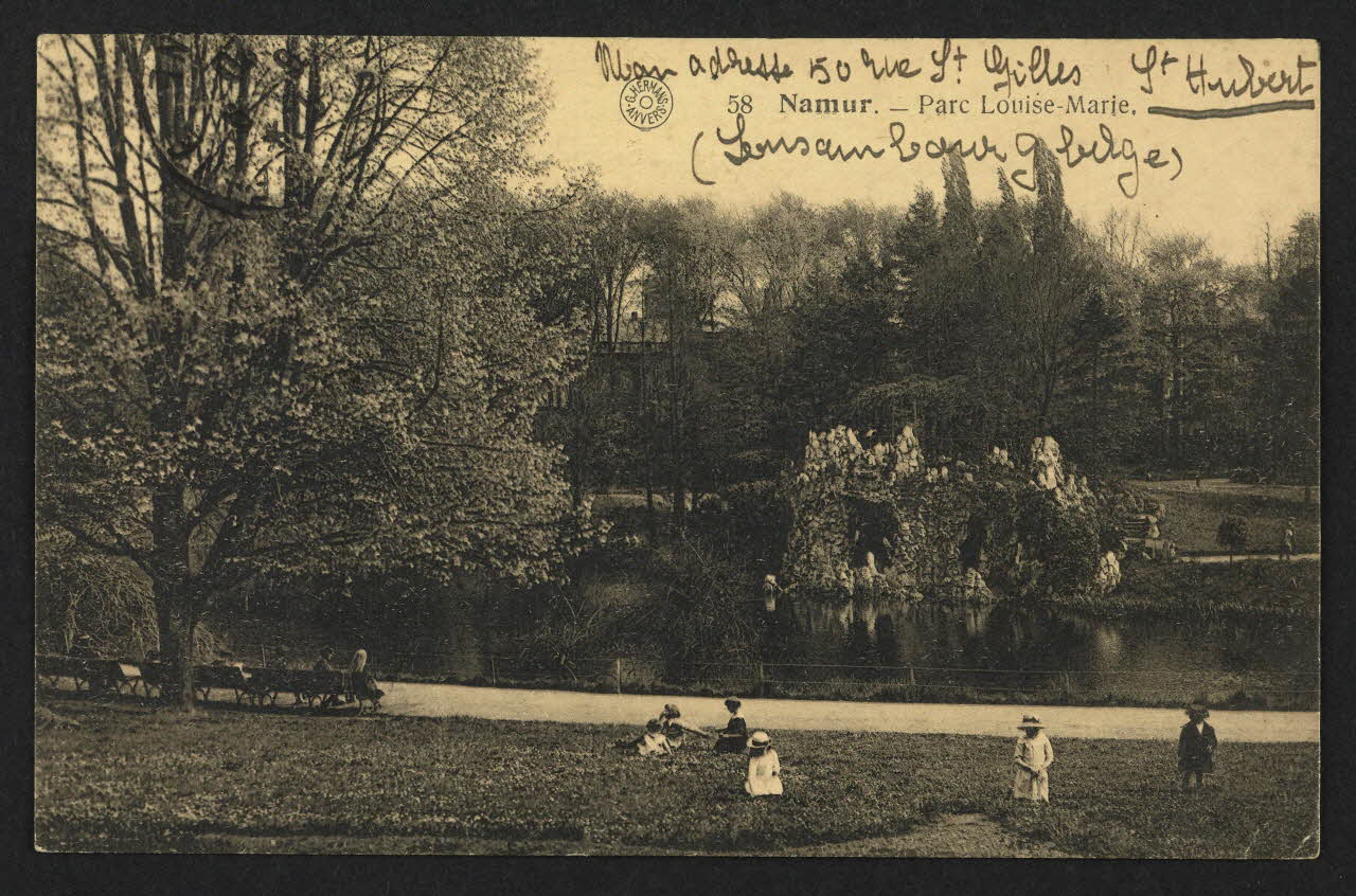 carte postale NAMUR, PARC LOUISE-MARIE 4P1522 Photo