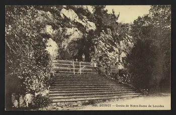 carte postale DUINGT, GROTTE DE NOTRE-DAME DE LOURDE 4P1523 Photo