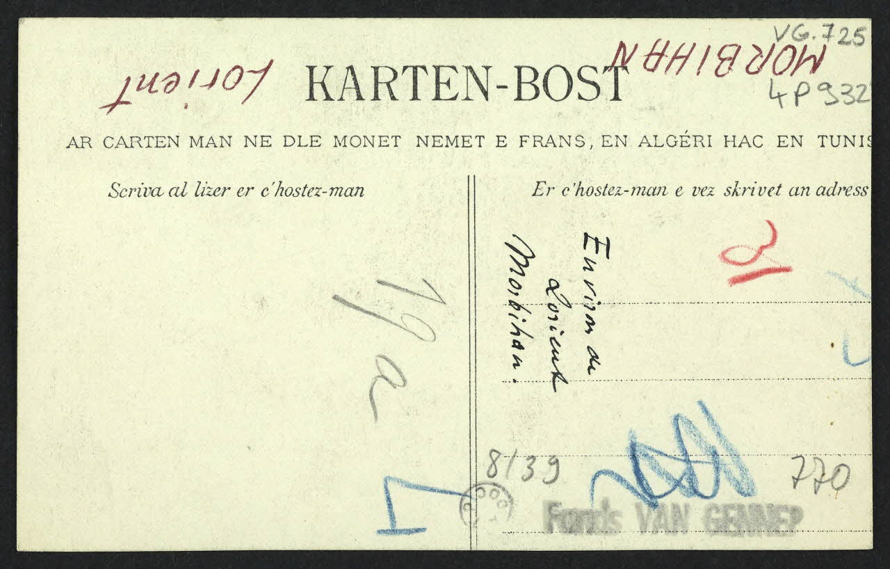 carte postale 4P932 Photo