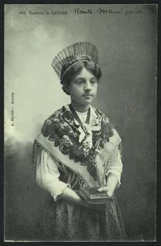carte postale COSTUME DE SAVOIE 4P934 Photo
