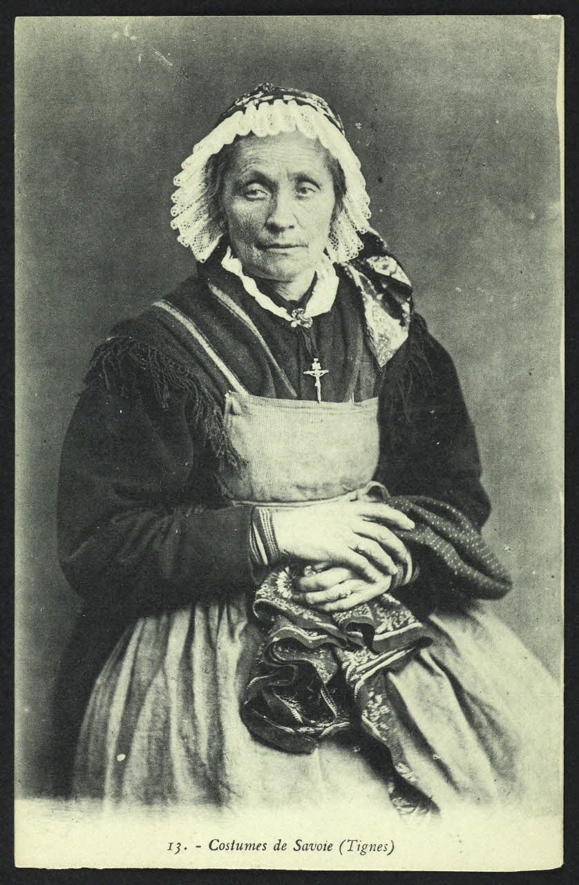 carte postale COSTUMES DE SAVOIE (TIGNES) 4P941 Photo