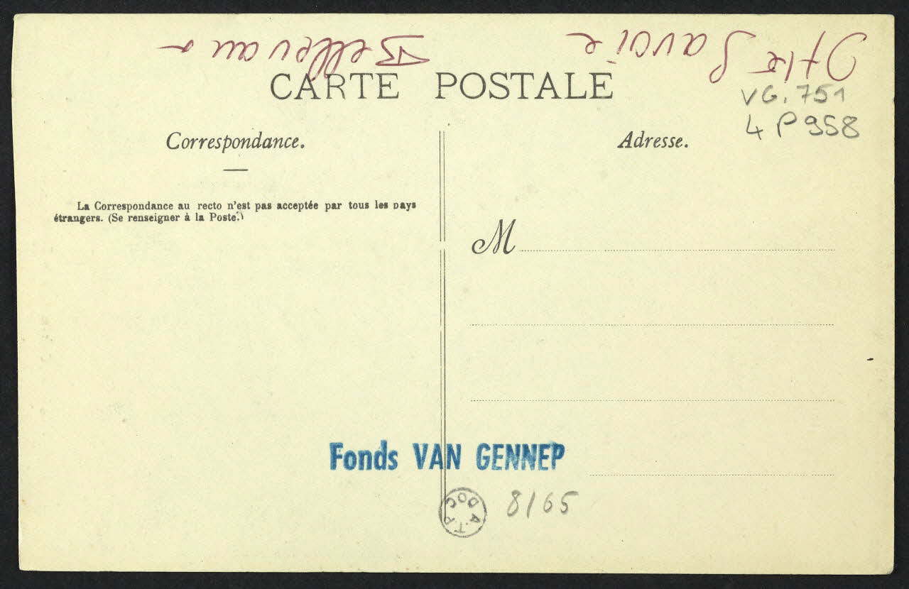 carte postale BELLEVAUX 4P958 Photo