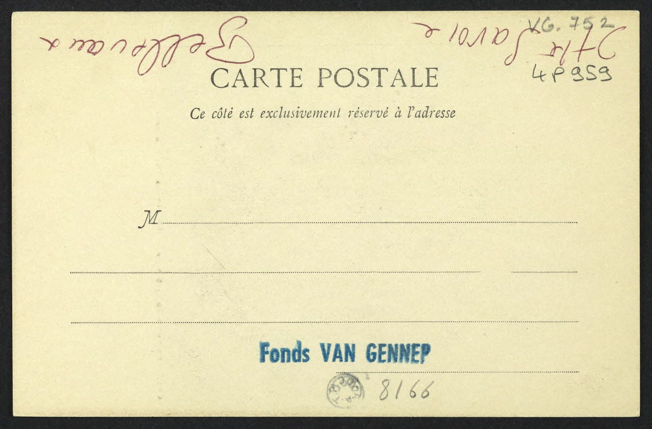 carte postale ORIGINAL DE A. REGNIER, COSTUME DE LA SAVOIE 4P959 Photo