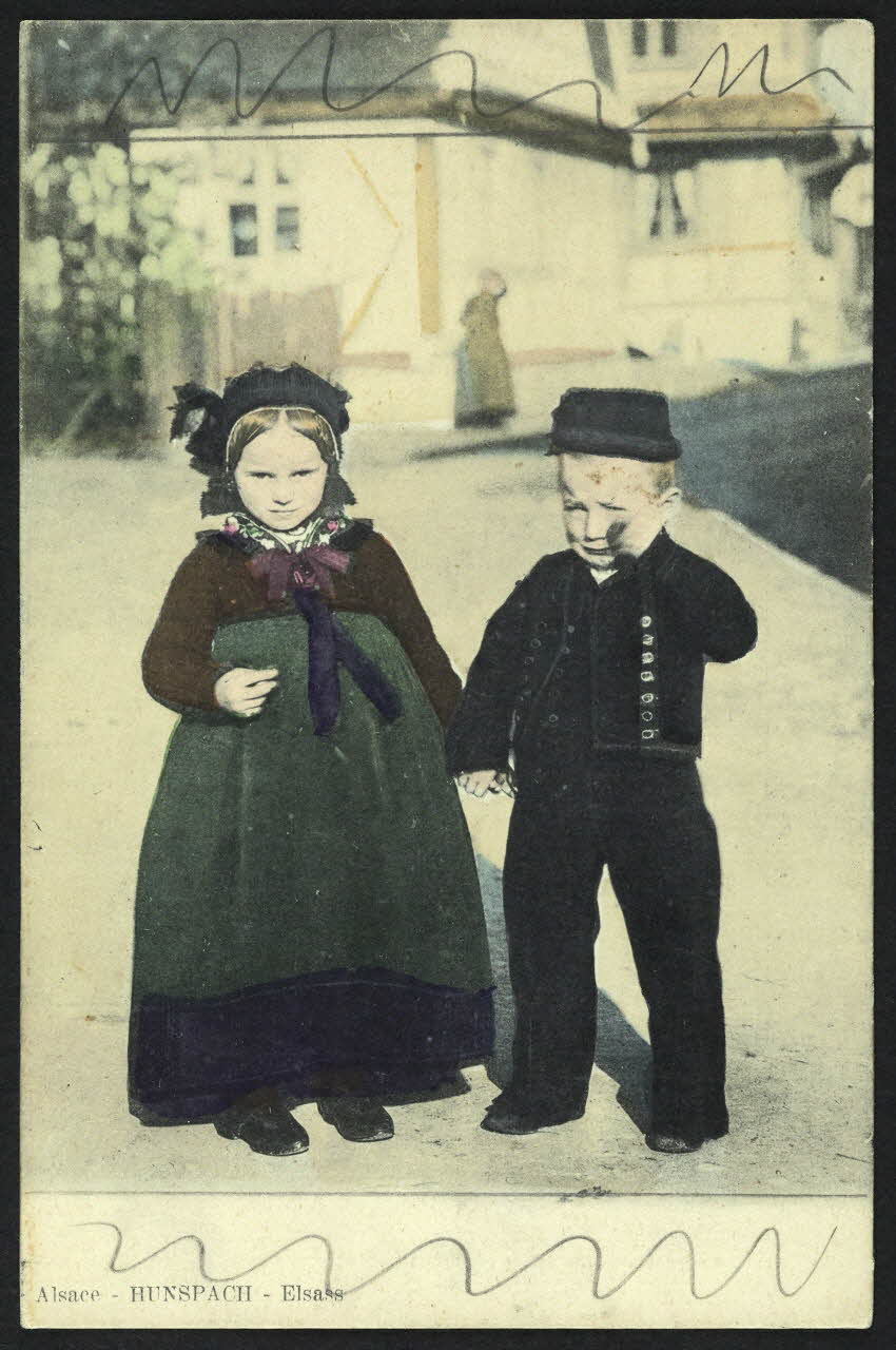 carte postale ALSACE, HUNSPACH 4P986 Photo