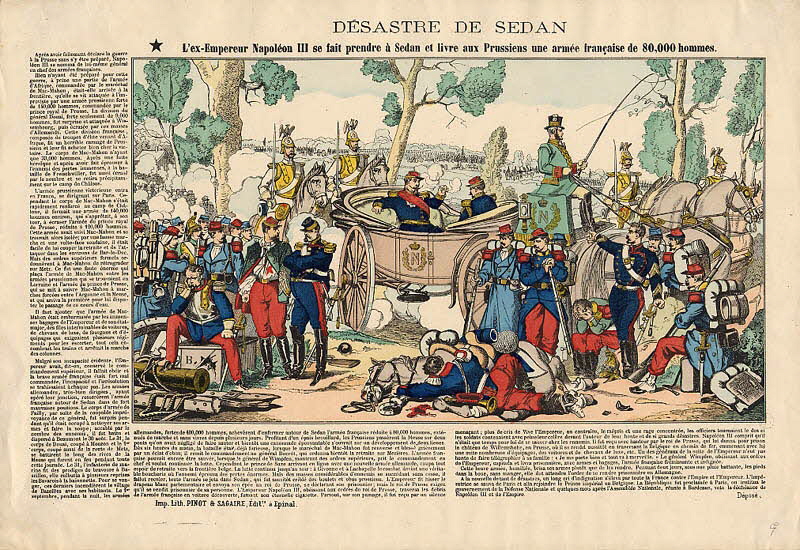 Pinot et Sagaire estampe DESASTRE DE SEDAN Lorraine, France 1870-1772 1950.39.946 Photo