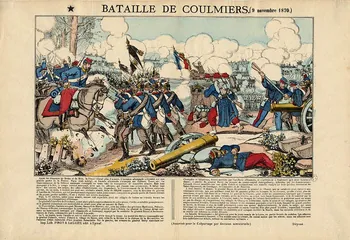 Pinot et Sagaire estampe BATAILLE DE COULMIERS. (9 novembre 1870.) Lorraine, France 1870 1953.86.1141 Photo