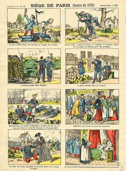 Pellerin estampe SIEGE DE PARIS (Guerre de 1870) Lorraine, France 1890 1950.39.999 Photo