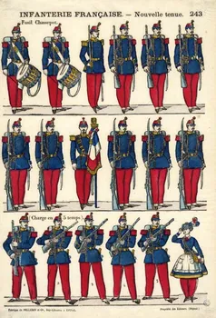 Pellerin à registres (3) INFANTERIE FRANCAISE. - Nouvelle tenue. Lorraine, France 1863-1873 1953.86.2294 Photo
