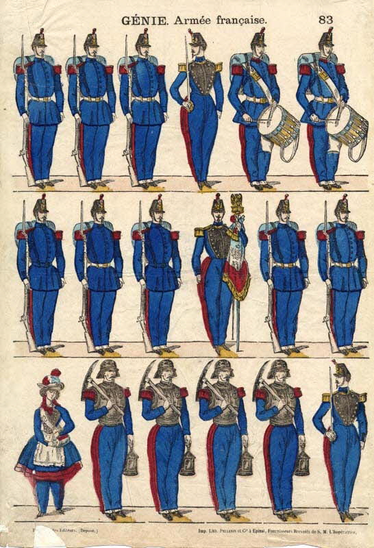 Pellerin à registres (3) GENIE. Armée française. Lorraine, France 1866-1870 1982.3.306 Photo