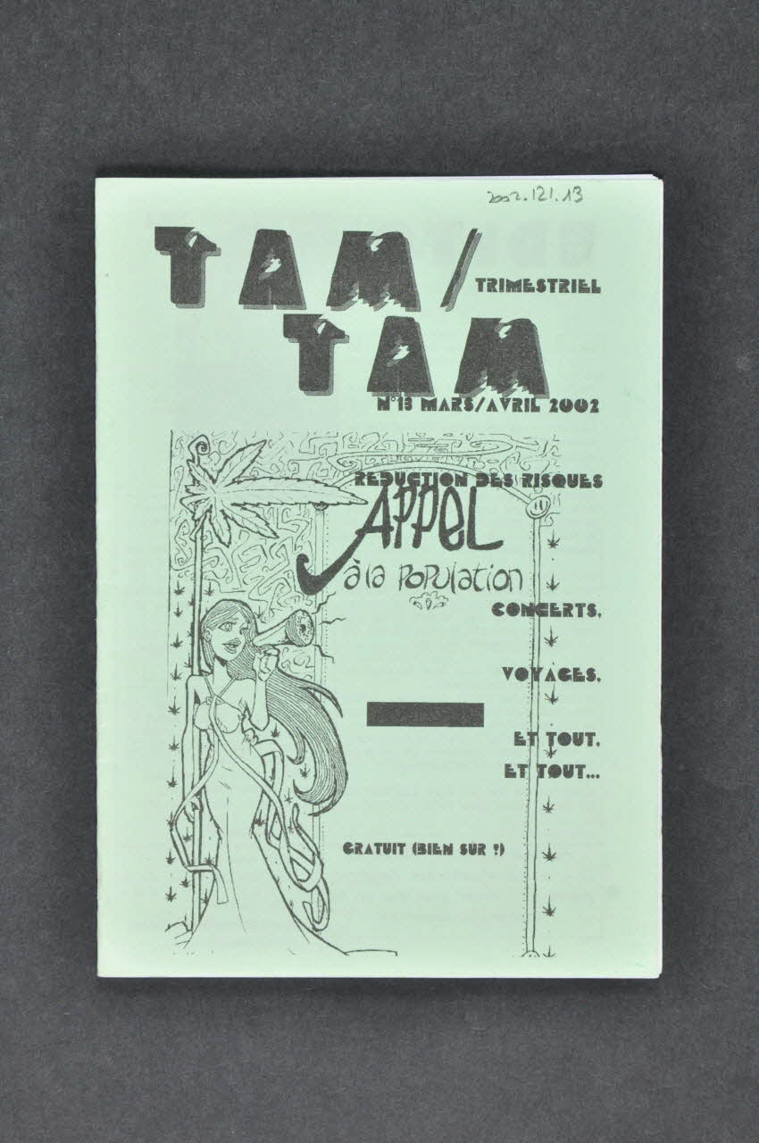 Association "Le Tipi" BROCHURE Tam tam n°13 mars avril 2002 / Appel à la population Provence-Alpes-Côte d'Azur, France 2002/4 2002.121.13 Photo Mucem