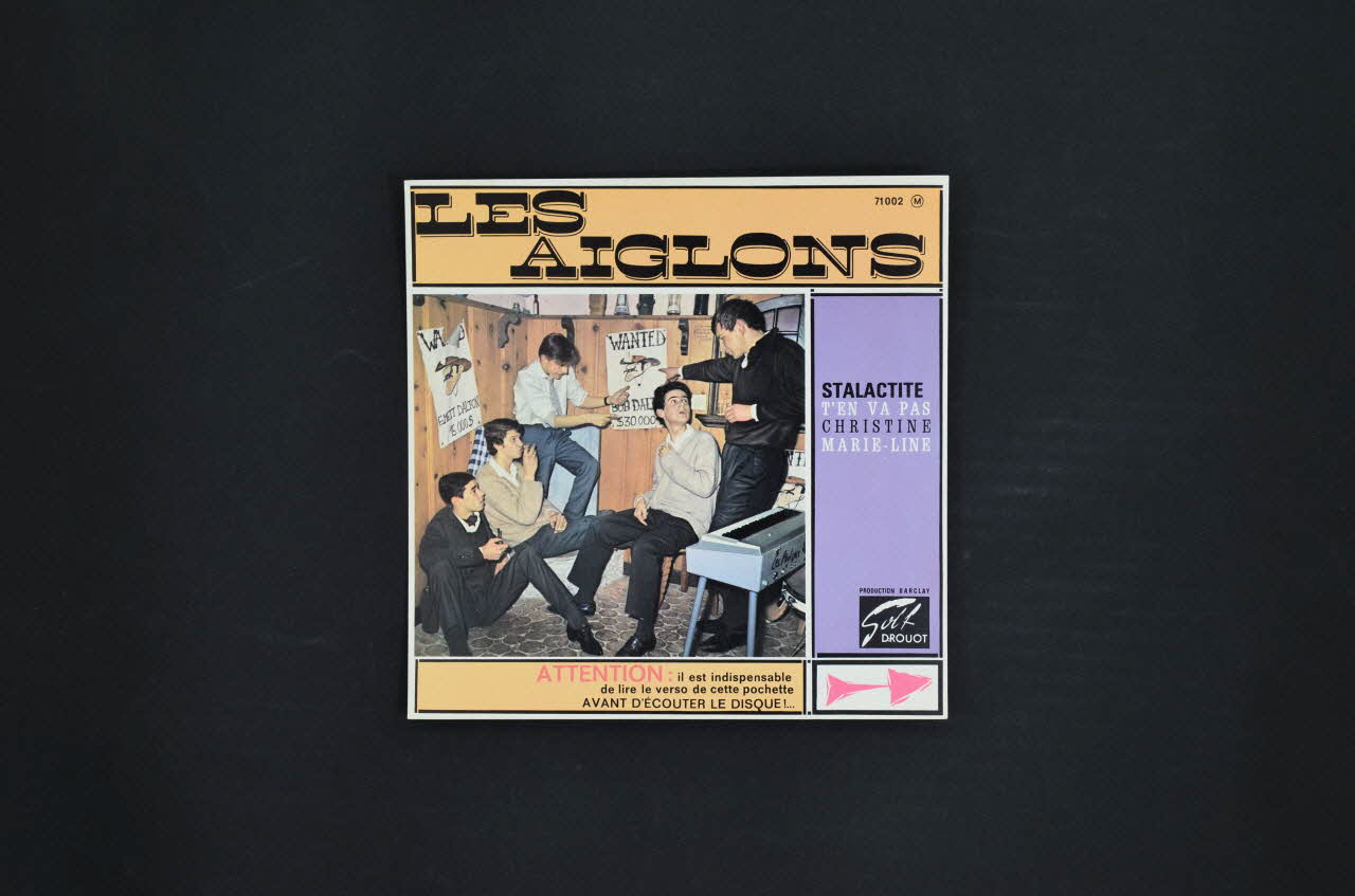 pochette de disque Marie Line 2001.69.16.1201 Photo Mucem