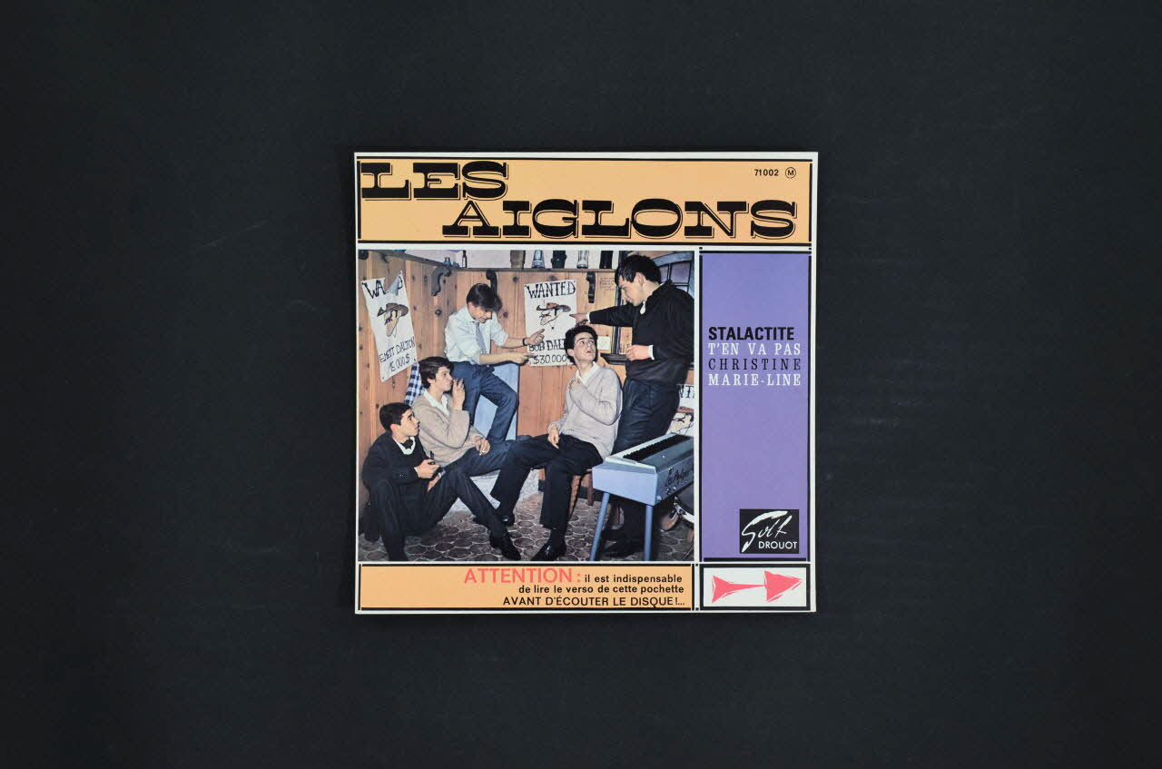 pochette de disque Marie Line 2001.69.16.1204 Photo Mucem