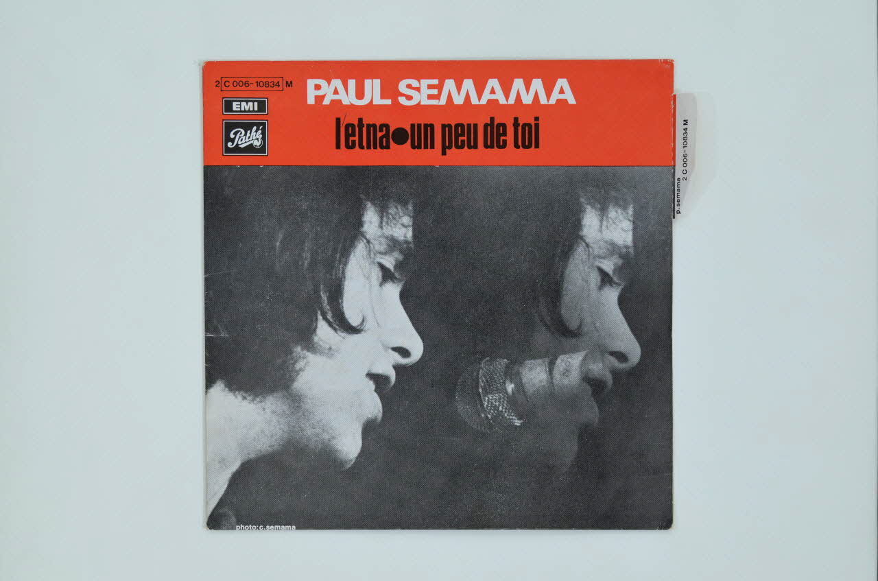 pochette de disque Un peu de toi 2001.69.16.1209 Photo Mucem