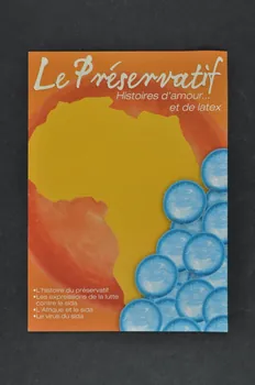 Musée Du Préservatif à Condom Dépliant " Le préservatif. Histoires d'amour et de latex" France 2002 2002.124.1  Photo Mucem