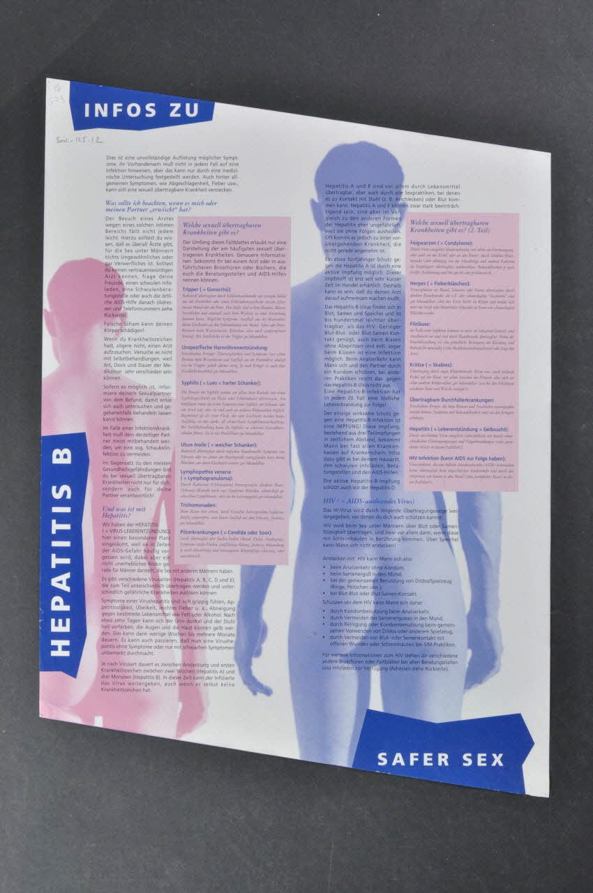 affichette "Sex & gesundheit" 2002.125.12 Photo Mucem