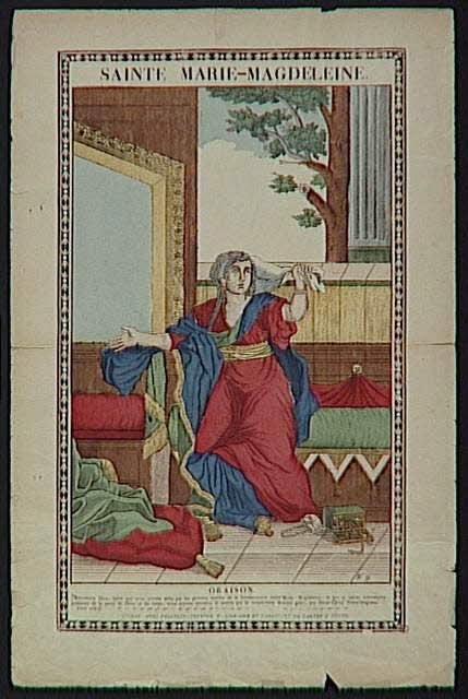 François Georgin ; Pellerin ; Charles Le Brun estampe SAINTE MARIE-MAGDELEINE. Lorraine, France 1837 1950.21.412 Photo RMN-Grand Palais (Mucem)