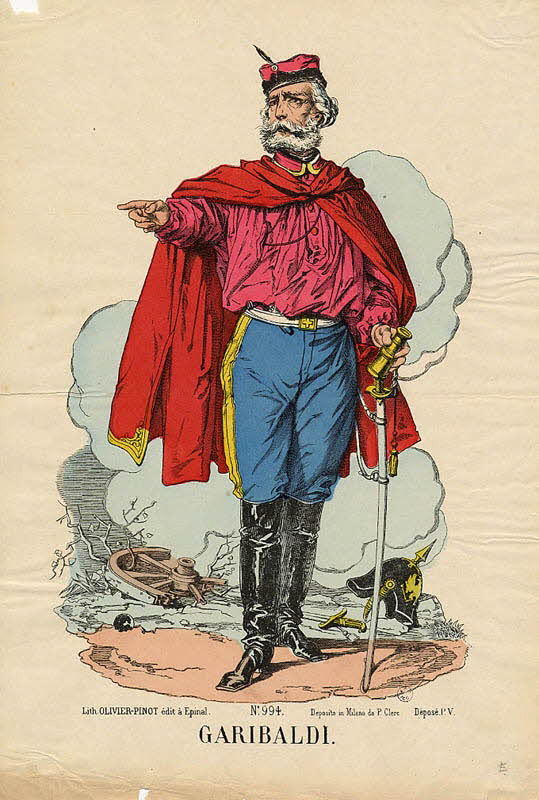 François-Charles Pinot estampe GARIBALDI. Lorraine, France 1875-1888 1950.39.1010 Photo
