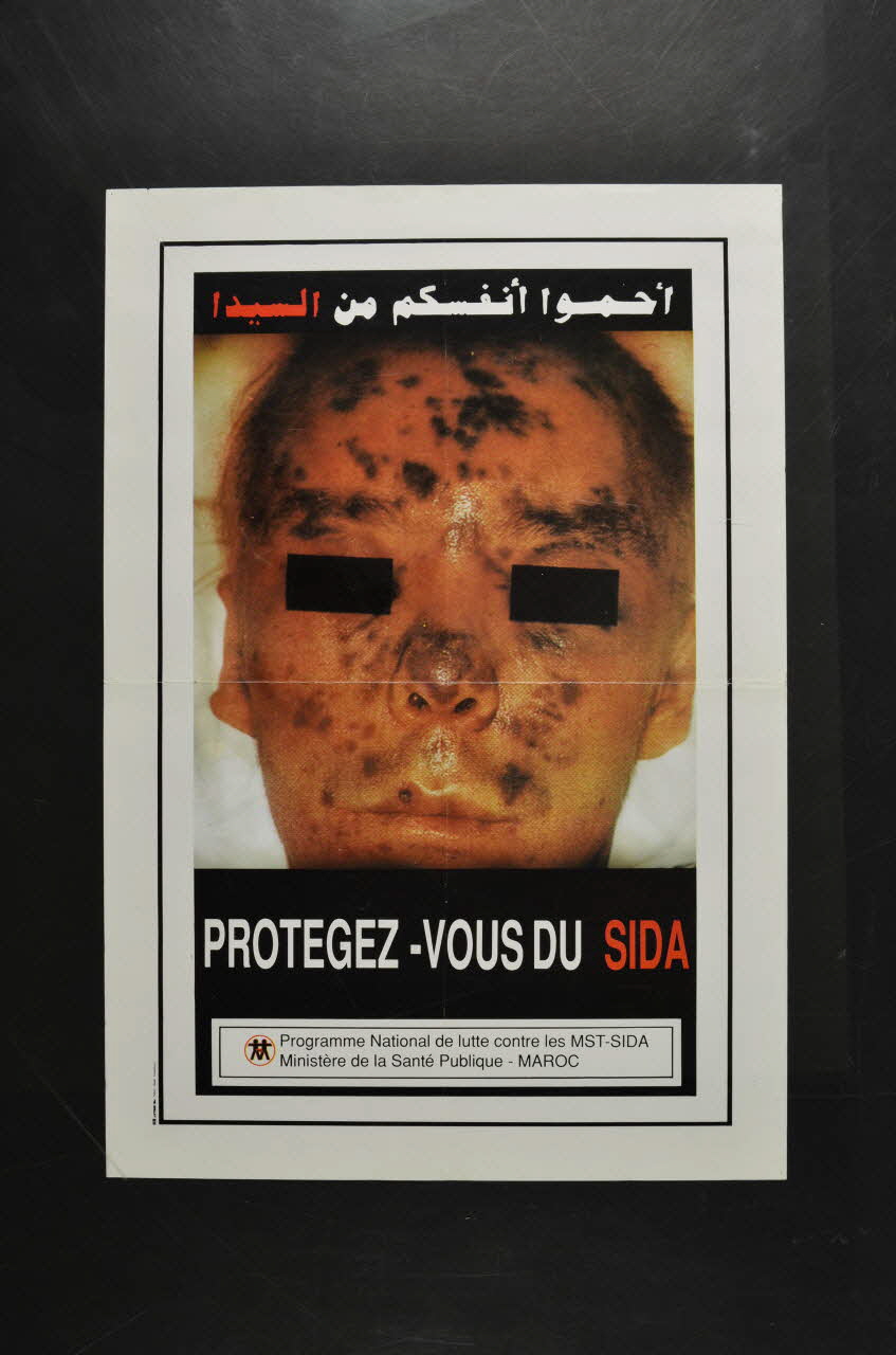 affiche "Protégez-vous du sida" 2002.125.19 Photo Mucem