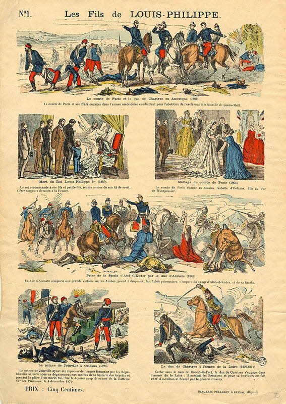 Pellerin à compartiments (6) Les Fils de LOUIS-PHILIPPE. Lorraine, France 1870 1950.39.1182 Photo Mucem