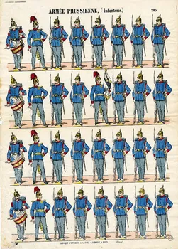 Gangel et Didion à registres (4) ARMEE PRUSSIENNE, (Infanterie.) Metz 1861-1868 1953.41.278 Photo