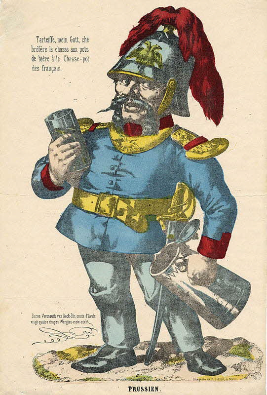 Paulin Didion estampe PRUSSIEN. Metz 1870-1879 1953.86.1217 Photo