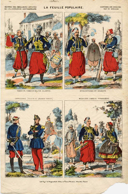 Demoraine Louis Pierre René ; Elie Haguenthal à compartiments (2x2) LA FEUILLE POPULAIRE. Lorraine, France 1870-1880 1950.21.316 Photo