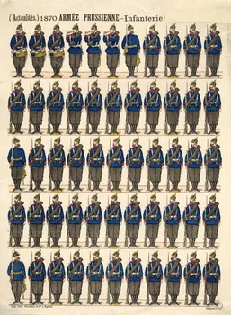 Pellerin à registres (5) (Actualitès.) 1870 ARMEE PRUSSIENNE. - Infanterie Lorraine, France 1870 1953.86.2480 Photo