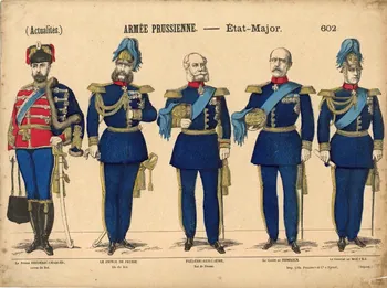 Pellerin estampe ARMEE PRUSSIENNE. - Etat-Major. Lorraine, France 1865-1875 1953.86.1189 Photo