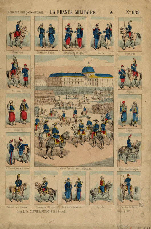 François-Charles Pinot à compartiments (17) LA FRANCE MILITAIRE. Lorraine, France 1875-1888 1955.18.49 Photo