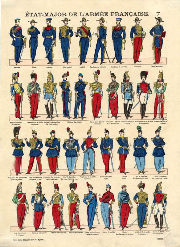 Pellerin à registres (4) ETAT-MAJOR DE L'ARMEE FRANCAISE. Lorraine, France 1870 1953.86.2749 Photo