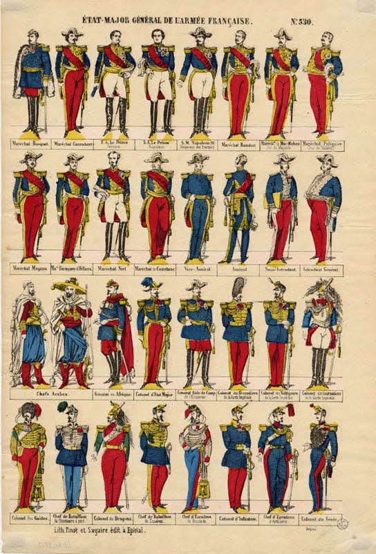 Pinot et Sagaire à registres (4) ETAT-MAJOR GENERAL DE L'ARMEE FRANCAISE. Lorraine, France 1860-1872 1953.86.2727 Photo