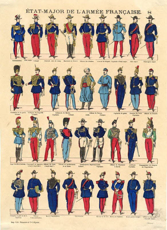 Pellerin à registres (4) ETAT-MAJOR DE L'ARMEE FRANCAISE. Lorraine, France 1870 1953.86.2746 Photo