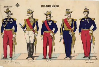 Pellerin estampe ARMEE FRANCAISE. ETAT-MAJOR GENERAL. Lorraine, France 1866-1870 1953.86.2696  Photo