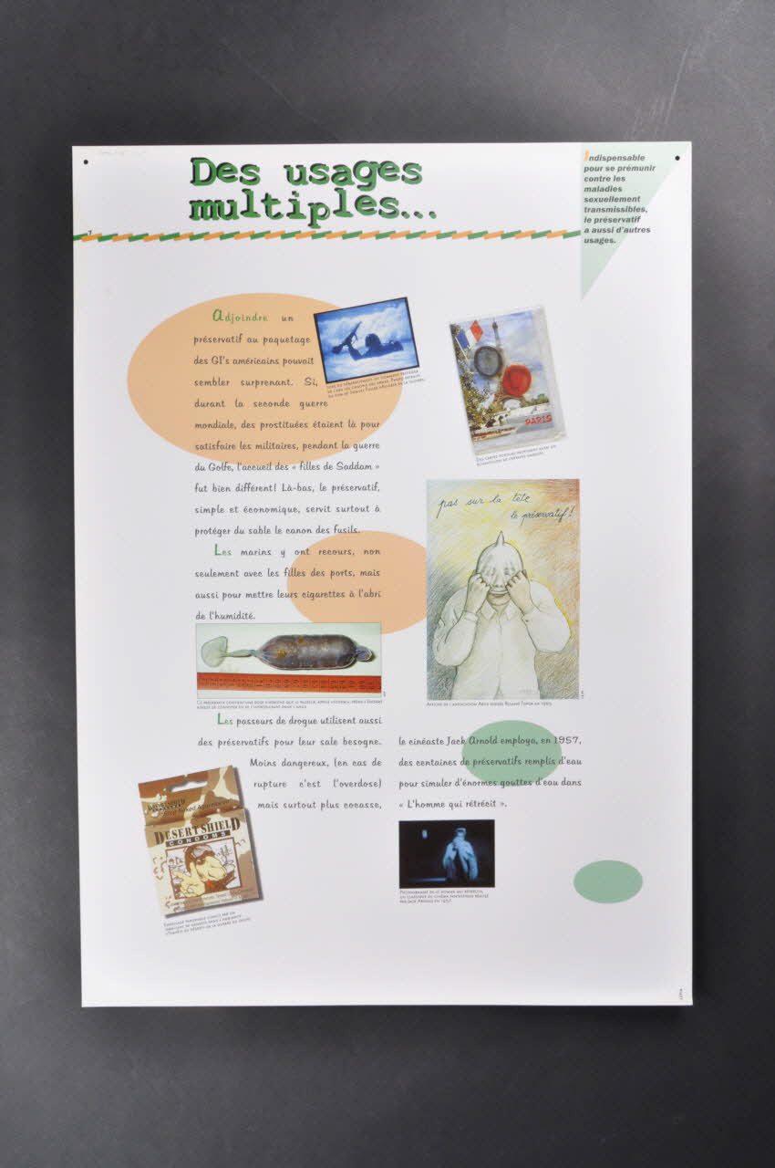 Editions Sépia affiche Panneau 7 : Des usages multiples France 1996 2002.125.21.11 Photo Mucem