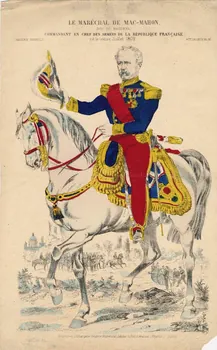 Elie Haguenthal estampe LE MARÉCHAL DE MAC-MAHON,  DUC DE MAGENTA,  COMMANDANT EN CHEF DES ARMÉES DE LA RÉPUBLIQUE FRANÇAISE.  né le treize Juillet 1809. Pont-à-Mousson 1873-1880 1953.86.776  Photo
