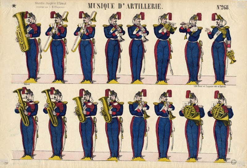 Pinot et Sagaire à registres (2) MUSIQUE D'ARTILLERIE. Lorraine, France 1865-1870 1953.86.2138 Photo
