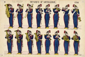 Pinot et Sagaire à registres (2) MUSIQUE D'ARTILLERIE. Lorraine, France 1865-1870 1953.86.2138 Photo