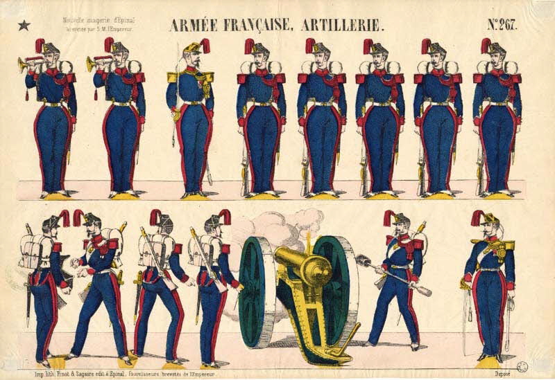 Pinot et Sagaire à registre (2) ARMEE FRANCAISE, ARTILLERIE. Lorraine, France 1865-1870 1953.86.2140 Photo