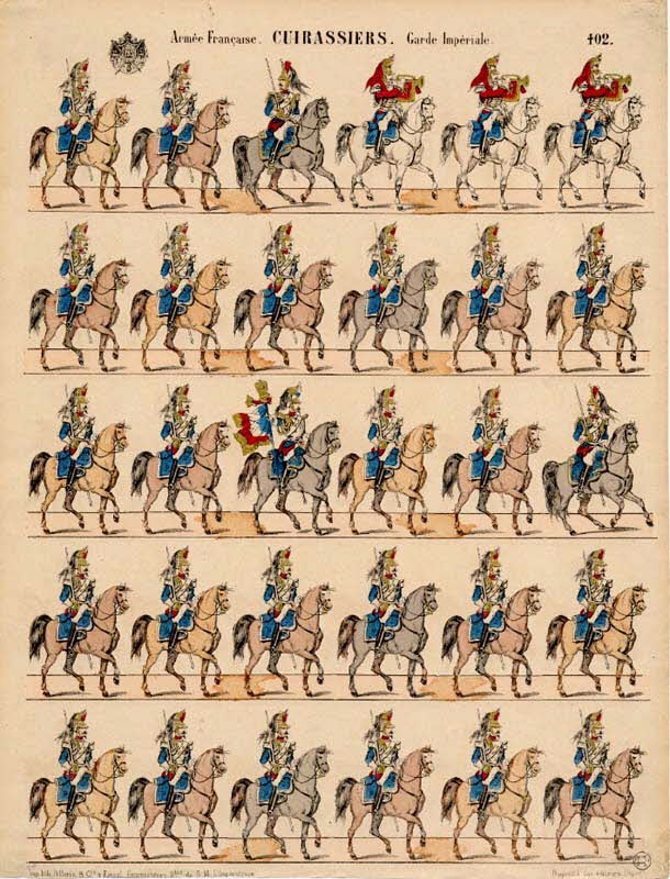 Pellerin à registres (5) Armèe française. (sic) CUIRASSIERS. Garde Impériale. Lorraine, France 1866-1870 1953.86.1444 Photo