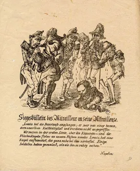 estampe Siegbülletin des Mitrailleur an seine Mitrailleuse. 1870 1950.39.1098  Photo
