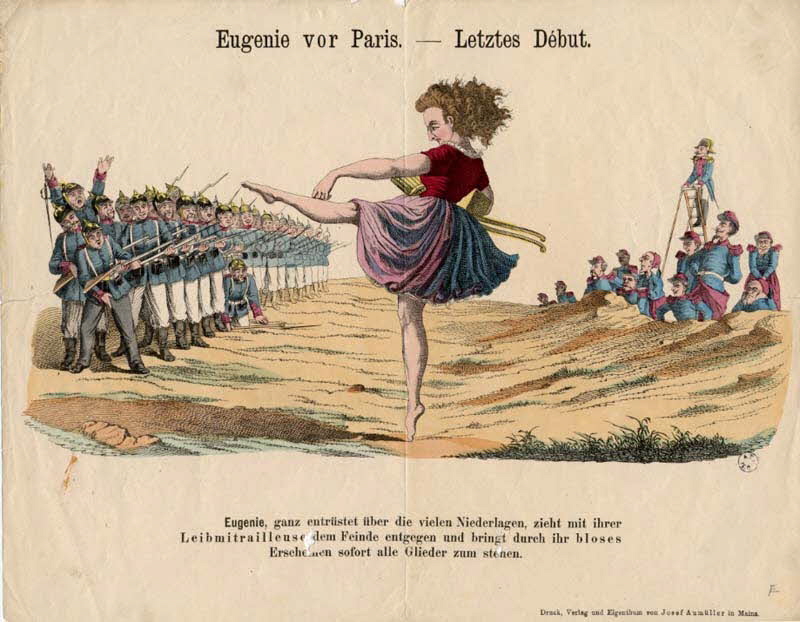 estampe Eugenie vor Paris. - Letztes Début. 1950.39.1102 Photo