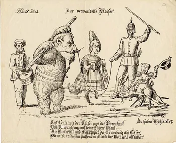 estampe Der verwandelte Kaiser. 1870 1950.39.1104  Photo